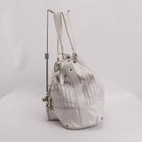 Authentic Chloé White Kerala White Leather Tote Bag