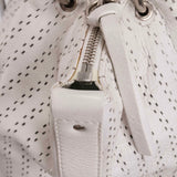 Authentic Chloé White Kerala White Leather Tote Bag