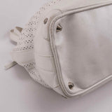 Authentic Chloé White Kerala White Leather Tote Bag