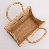 Authentic Lancel Vintage Wicker Basket Handbag