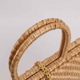 Authentic Lancel Vintage Wicker Basket Handbag