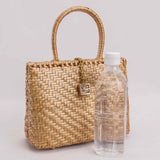 Authentic Lancel Vintage Wicker Basket Handbag