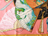 Authentic Hermes BRISE de CHARME Julia Abadie Japanese Silk