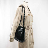 Prada Classic Nappa Chain/Leather Woven Strap Bag