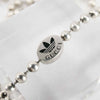 Gucci x Adidas Limited Edition Blue Pendant Silver Chain Necklace