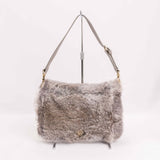 Authentic Tory Burch Rabbit Fur shoulder bag purse