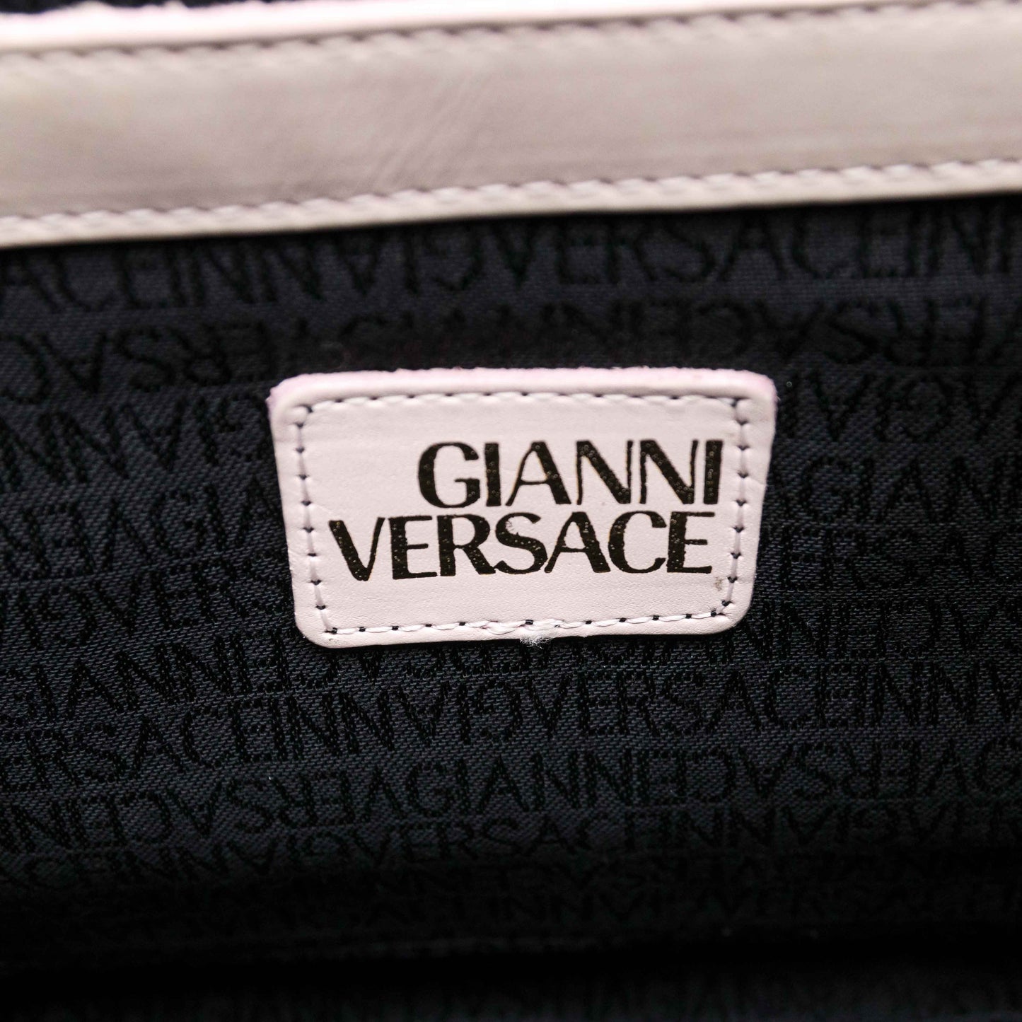 Gianni Versace - Gianni Versace Ostrich Leather Sun Medallion backpack - Backpack