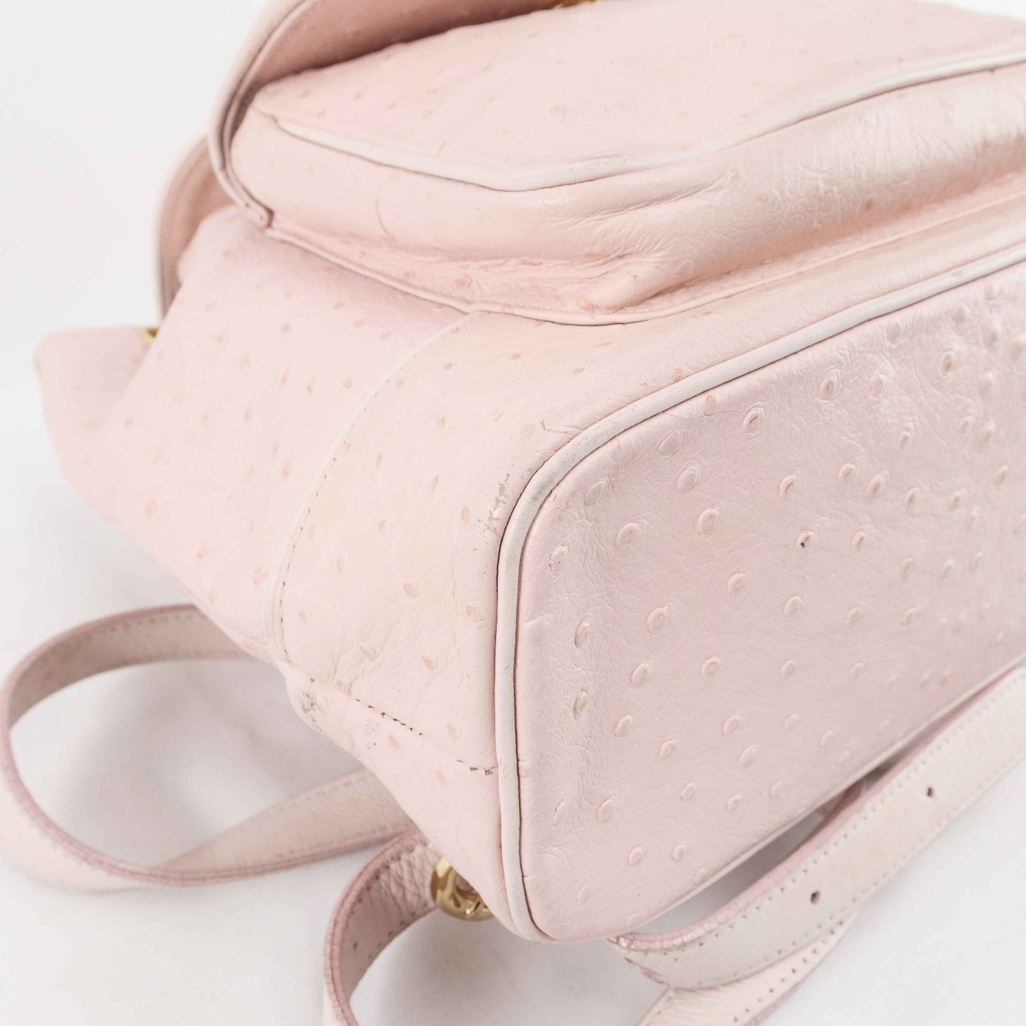 Gianni Versace - Gianni Versace Ostrich Leather Sun Medallion backpack - Backpack