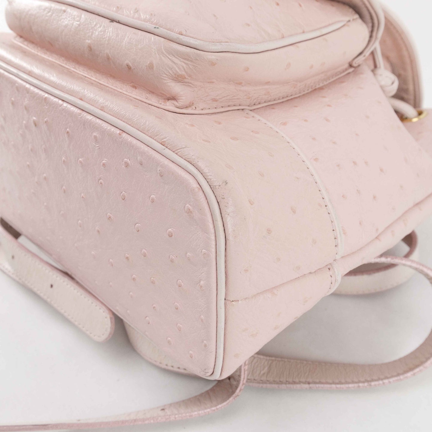 Gianni Versace - Gianni Versace Ostrich Leather Sun Medallion backpack - Backpack