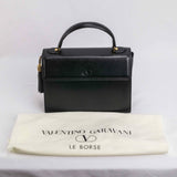 Authentic Valentino Garavani Black Leather Handbag