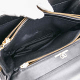 Authentic Valentino Garavani Black Leather Handbag