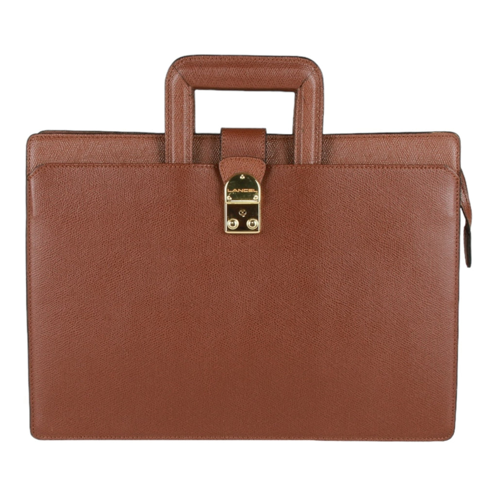 Authentic Lancel mens soft briefcase business bag