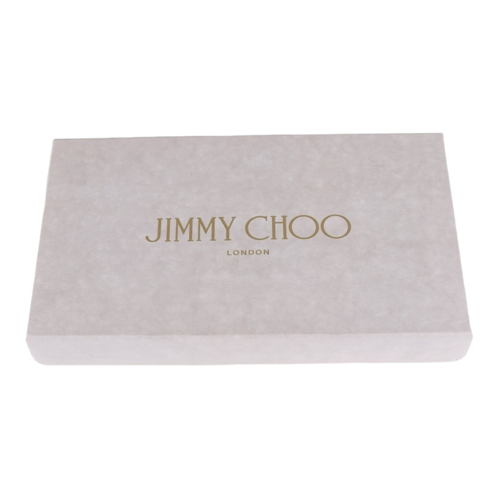 Authentic Jimmy Choo star embossed leather zip around wallet