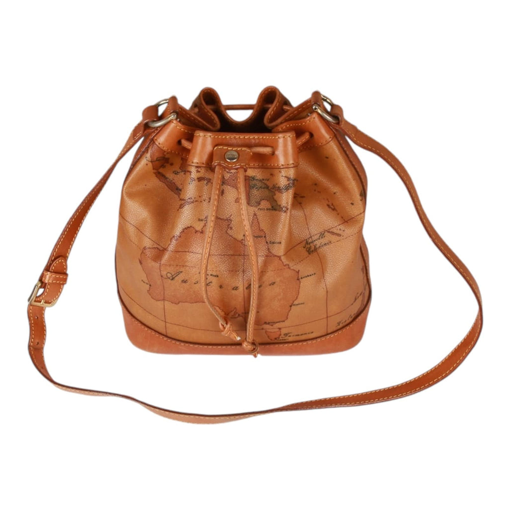 Authentic Alviero Martini Classe world map bucket bag