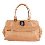 Authentic Longchamp Paris handbag tan leather