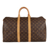 Authentic Louis Vuitton Monogram Keepall 45 hand/travel bag