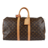 Authentic Louis Vuitton Monogram Keepall 45 hand/travel bag