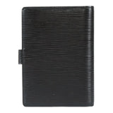 Authentic Louis Vuitton Black Epi Agenda PM notebook