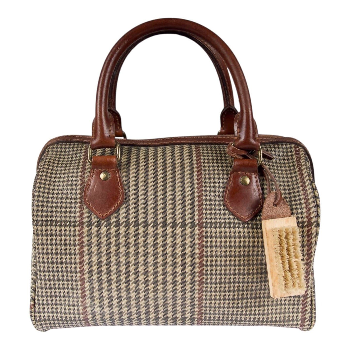 Authentic Polo Ralph Lauren Glen Plaid Boston Bag