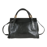 Authentic Chloe black leather 2 way shoulder bag