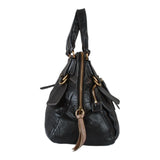 Authentic Chloe Classic Bay Bag Black Leather