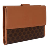 Authentic Celine Macadam Brown long wallet