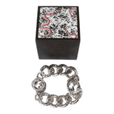 Authentic GUCCI Interlocking G Choker In Silver-toned Metal