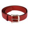 Authentic Gucci Micro Guccissima Belt red leather