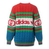 Authentic Gucci x Adidas Michele period Wool Knit S Multicolor 717722