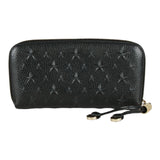 Authentic Jimmy Choo star embossed leather zip around wallet