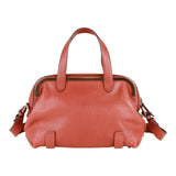 Authentic Chloe orange leather two way bag purse
