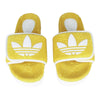 Authentic Gucci x Adidas GG Platform sponge sandals yellow woman's Size 8