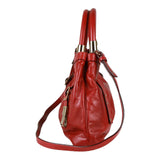 Authentic Chloe Red leather two way bag purse