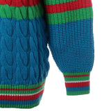 Authentic Gucci x Adidas Michele period Wool Knit S Multicolor 717722