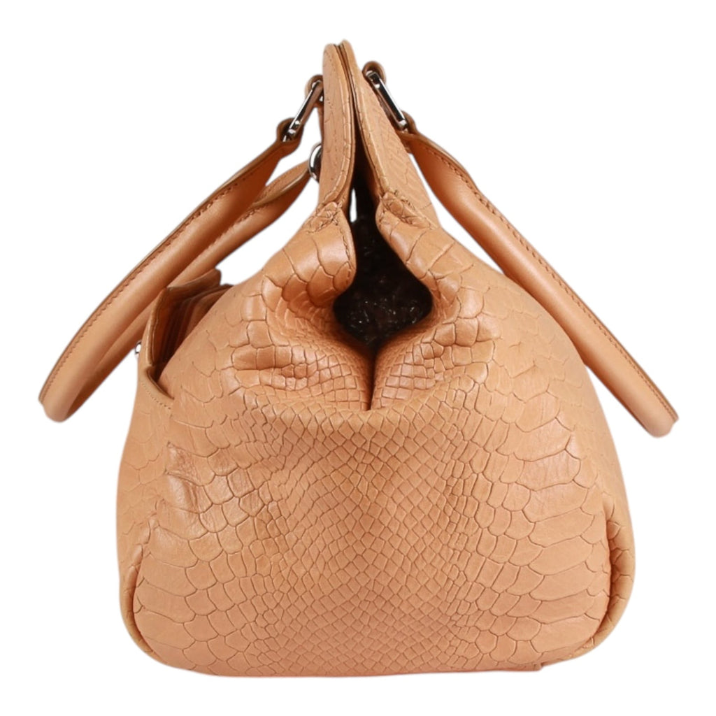 Authentic Longchamp Paris handbag tan leather