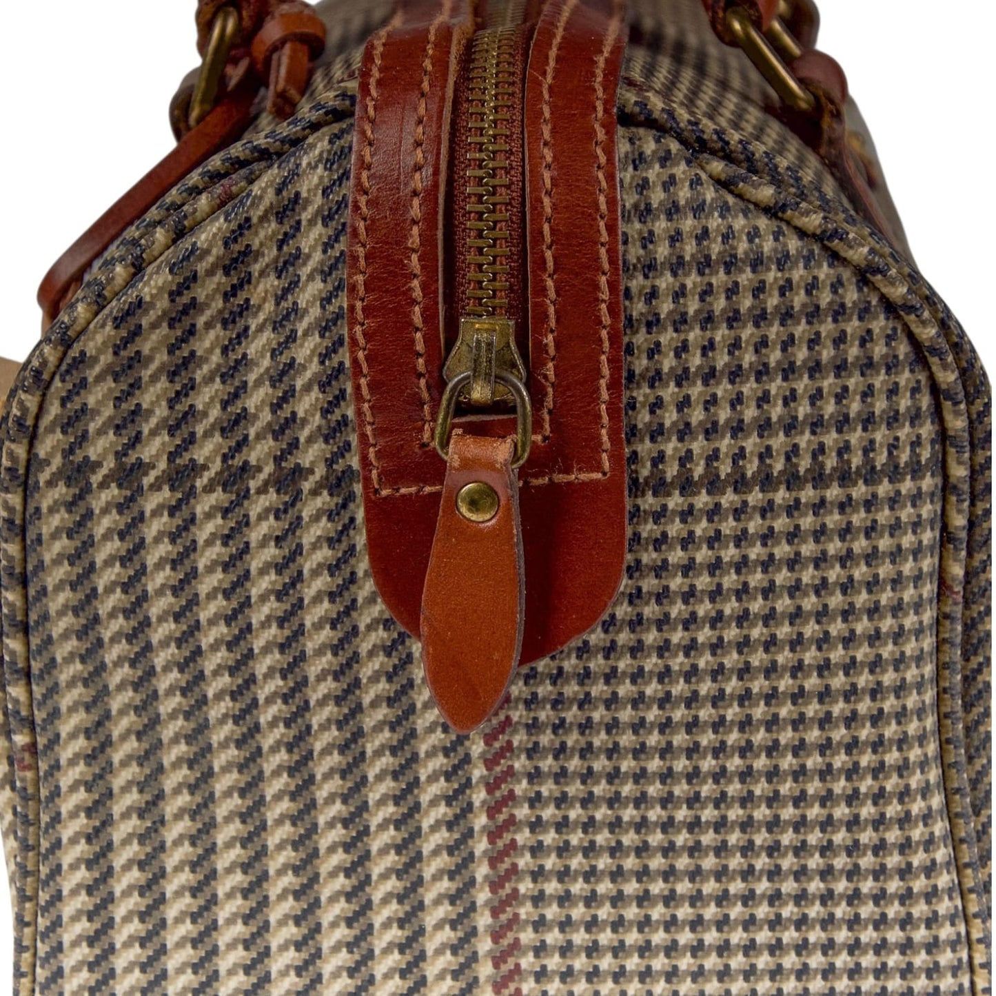 Authentic Polo Ralph Lauren Glen Plaid Boston Bag