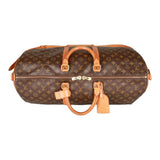 Authentic Louis Vuitton Monogram Keepall bandouliere 55 hand/travel bag