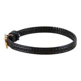 Authentic Gucci Leather bracelet with square G