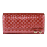 Authentic Gucci Micro chain monogram wallet Pink