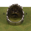 Authentic Gucci Lion Head Motif Ring In Silver