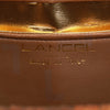 Authentic Lancel wicker rattan clutch with gold chain