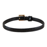 Authentic Gucci Leather bracelet with square G