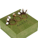 Authentic Gucci Interlocking G Flower Ring