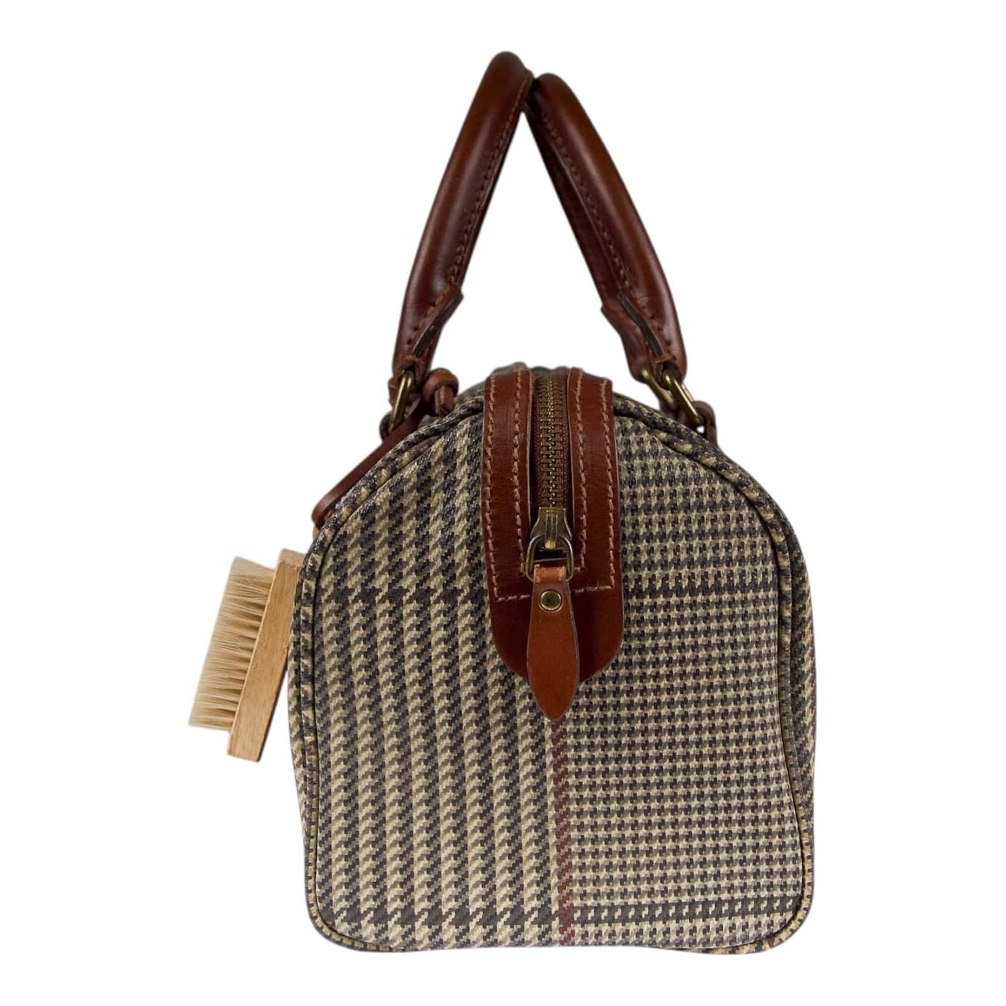 Authentic Polo Ralph Lauren Glen Plaid Boston Bag
