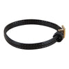 Authentic Gucci Leather bracelet with square G