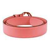 Authentic Gucci Pink Leather belt with interlocking GG buckle