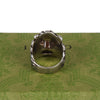 Authentic Gucci Lion Head Motif Ring In Silver