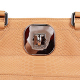 Authentic Longchamp Paris handbag tan leather