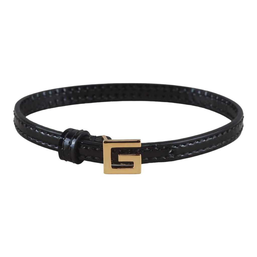 Authentic Gucci Leather bracelet with square G