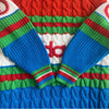 Authentic Gucci x Adidas Michele period Wool Knit S Multicolor 717722